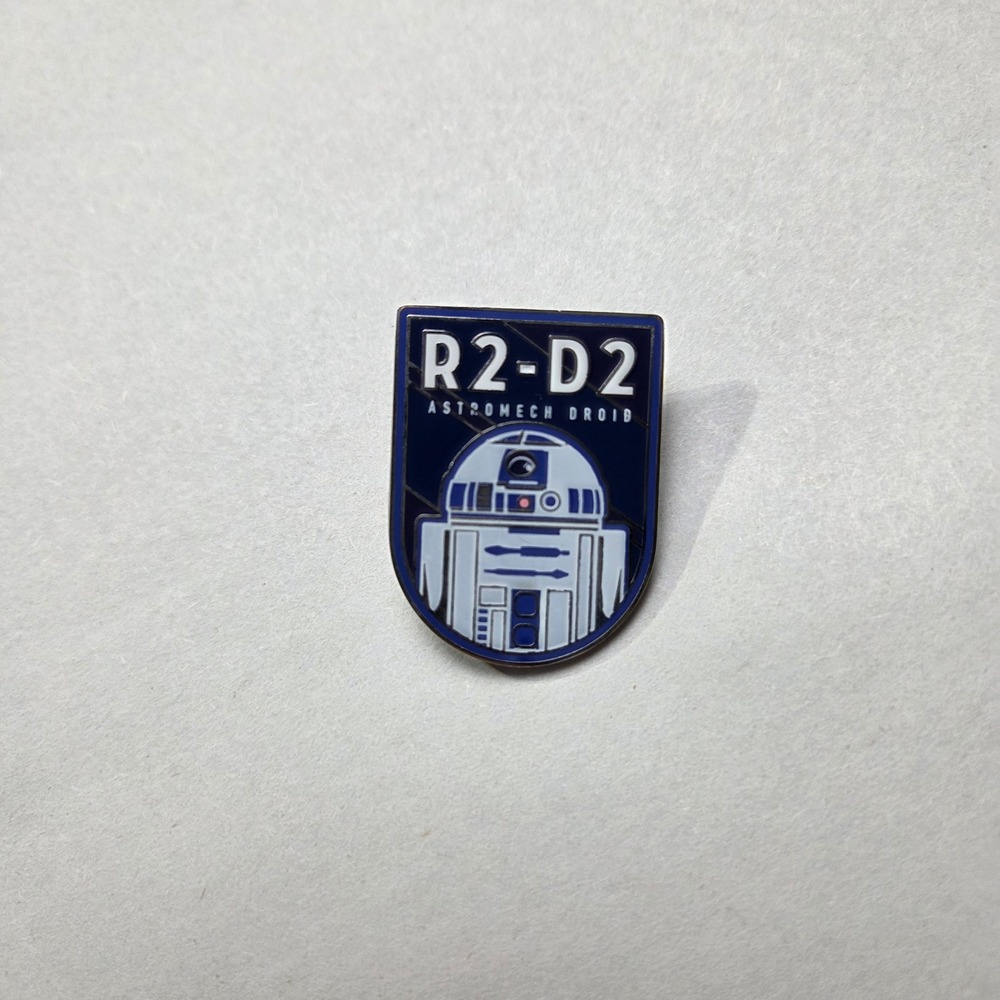 Disney Enamel Pin Unisex OS Blue Star Wars R2-D2 Astromech Droid Shield 2018
